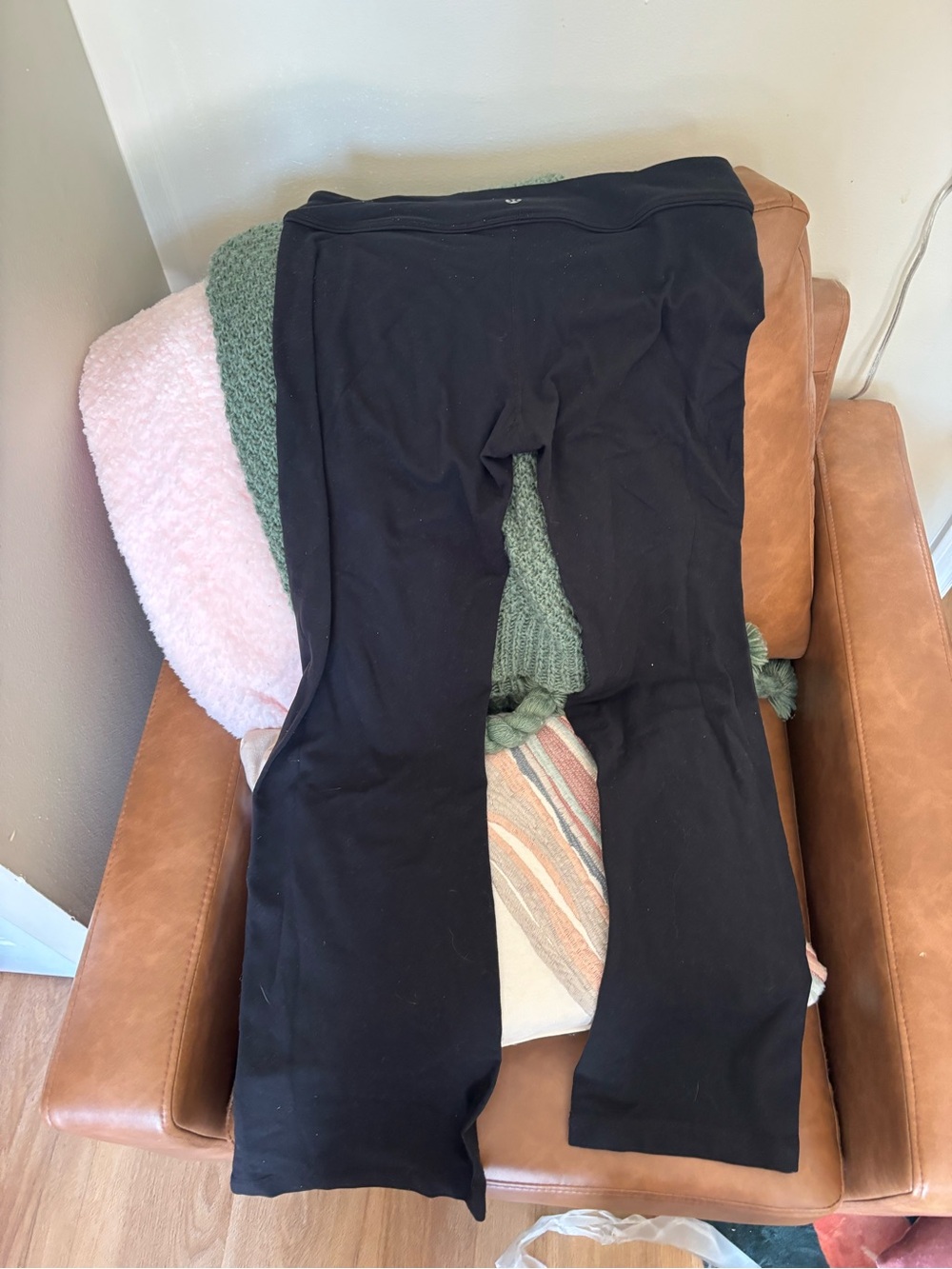lululemon athletica Black Boot Cut Yoga Pants